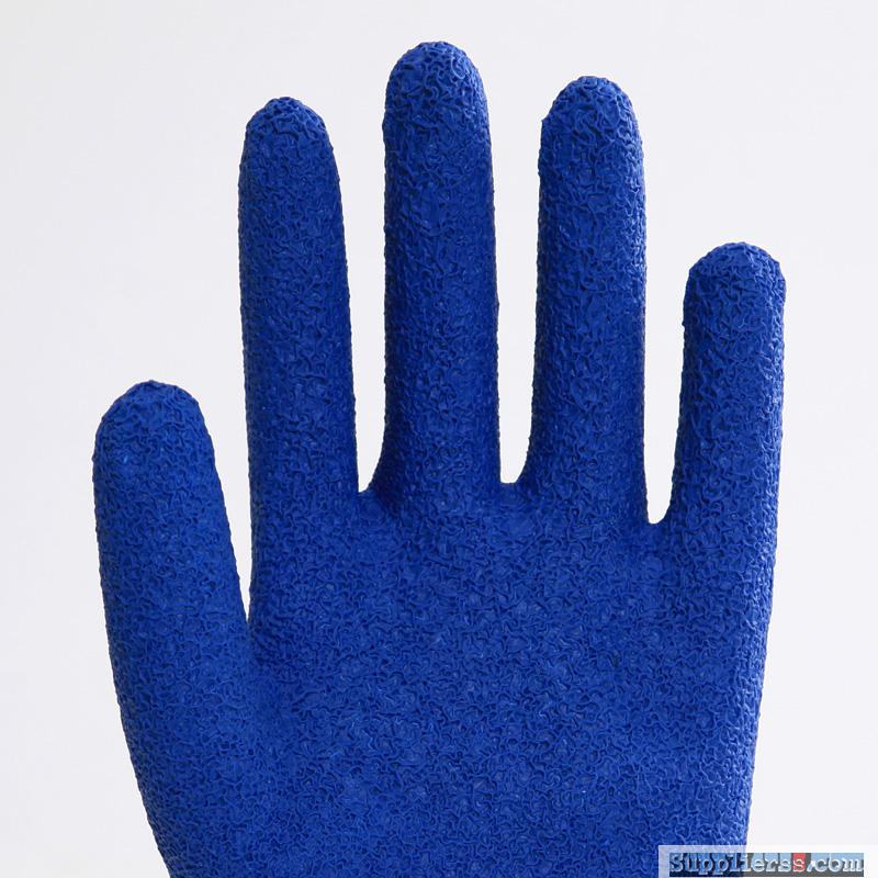 Polyester polyester latex wrinkled working gloves