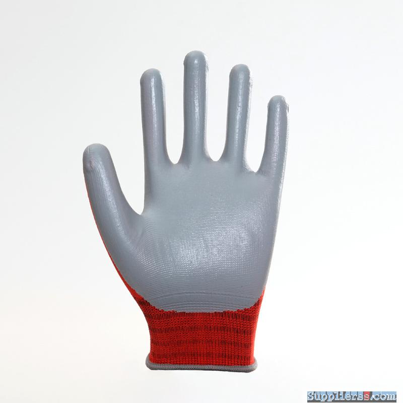 Nitrile smooth working gloves 7f