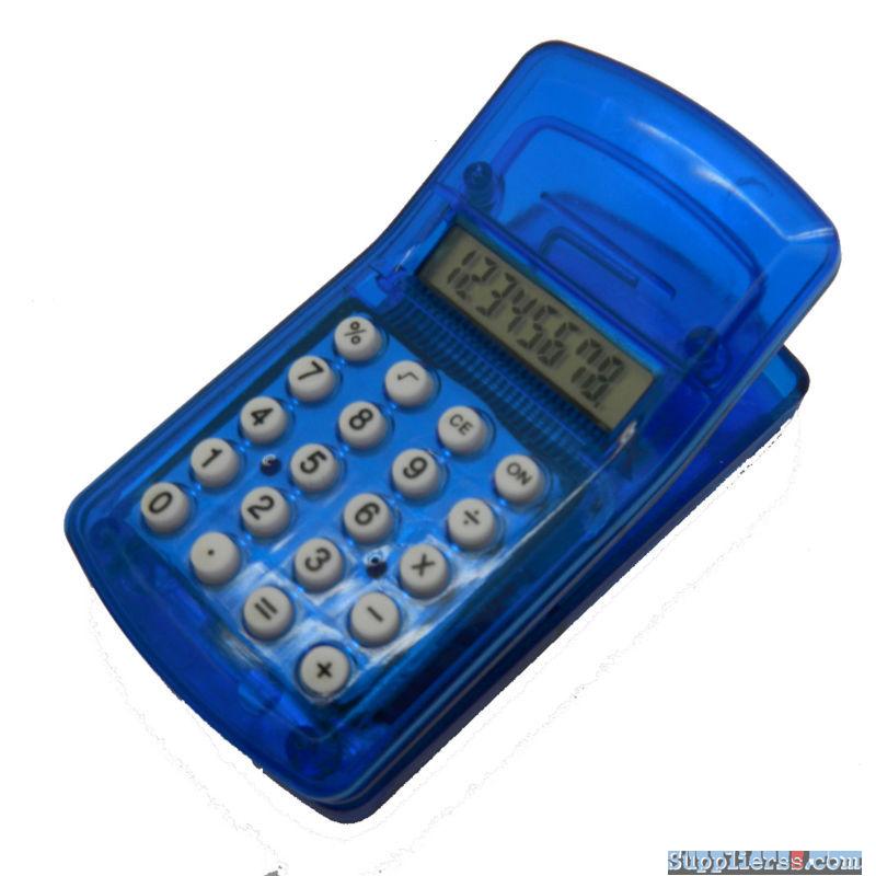 8 Digits Mini Clip Calculator with Magnet