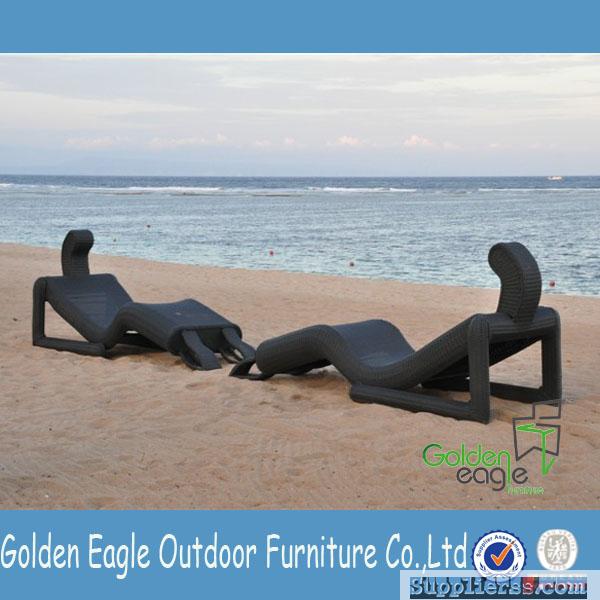Outdoor Furniture Chaise Lounge Aluminium tube