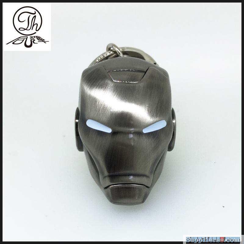 Antique design Iron Man helmet key rings
