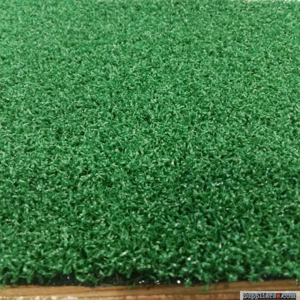 Football Field green synthetic turf