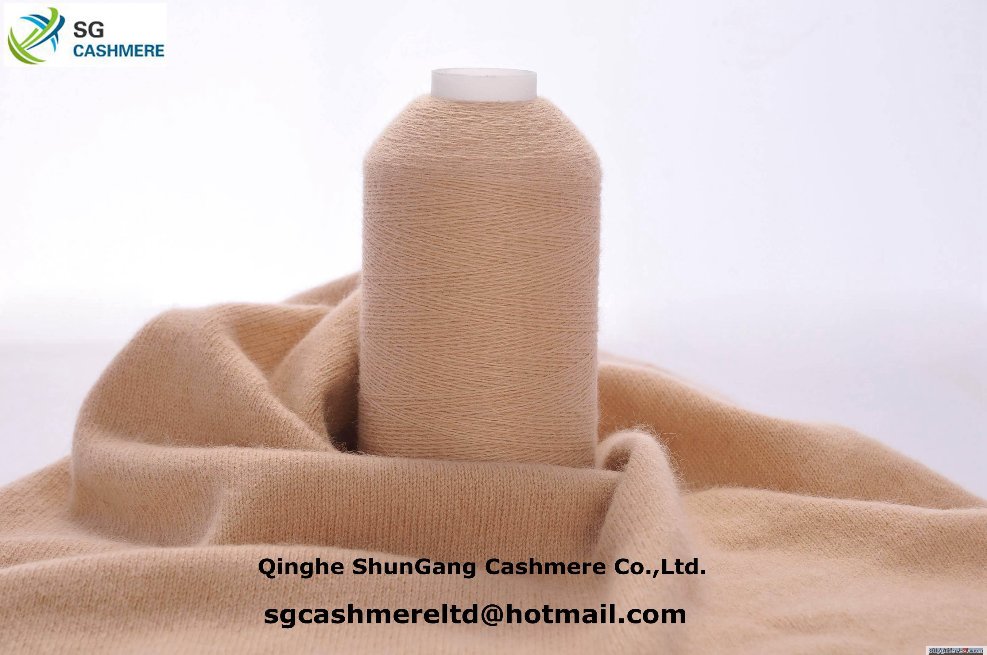 100% pure Cashmere Yarn for Knitting and Weaving with factory price