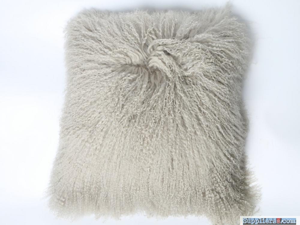 Curly Lamb Fur Pillow
