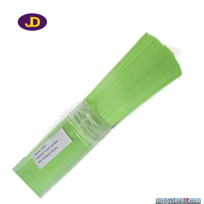 0.34 mm Green cross-section brush filaments