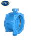 Double eccentric flanged butterfly valve
