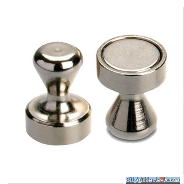 Strong neodymium push pin magnet skittle pot magnet