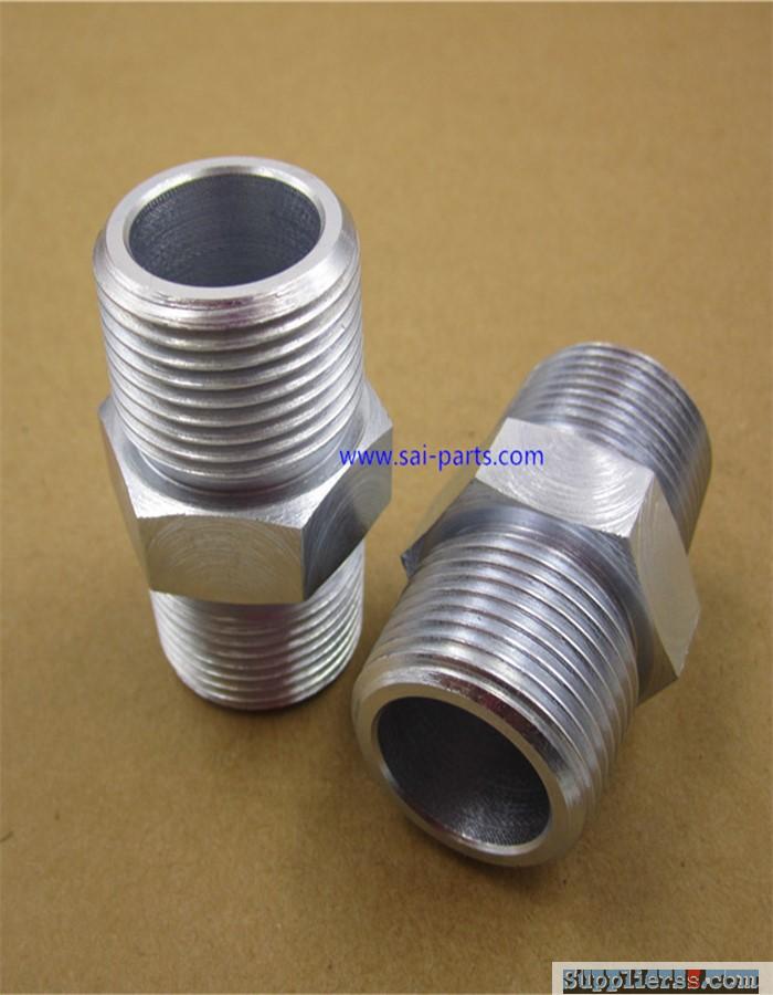 Custom Special Industrial Fittings Steel Hex Pipe Nipples