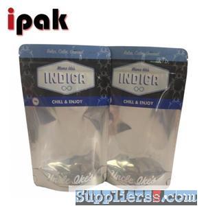 Resealable Marijuana Packaging Bag With Zipper