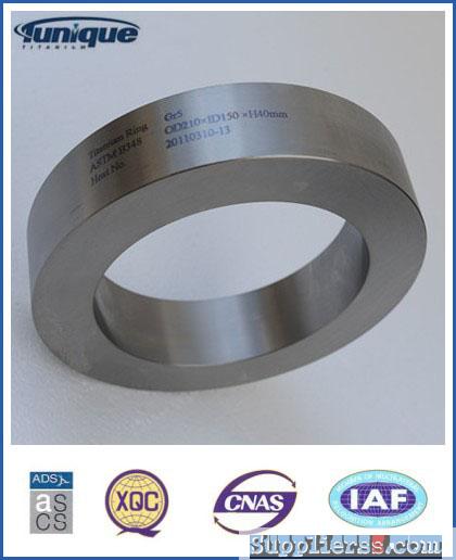 ASTM B348 Gr2 forged Titanium Ring