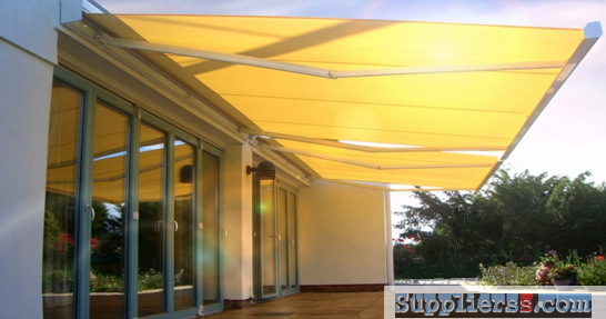 Retractable Arms awning Garden Awning