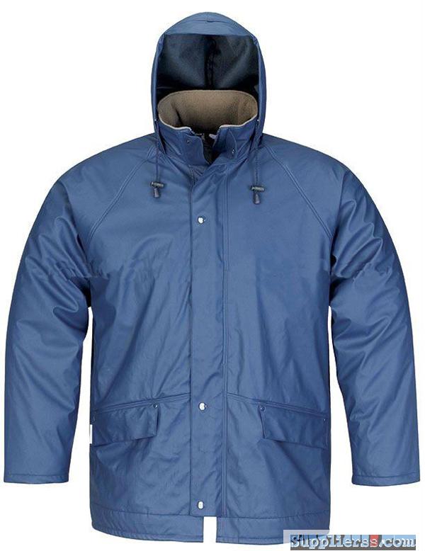 Breathable and Windproof PU Rain Jacket