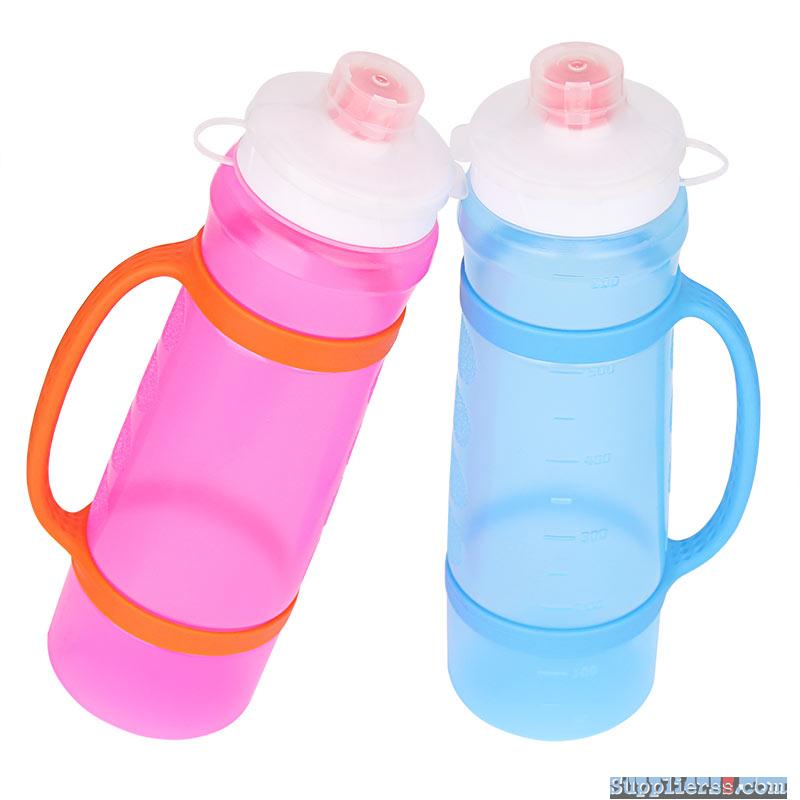 Wide mouth running water drinking bottles