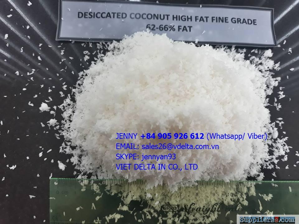 CHEAPEAST PRICE DESICCATED COCONUT FROM VIETNAM JENNY +84 905 926 612