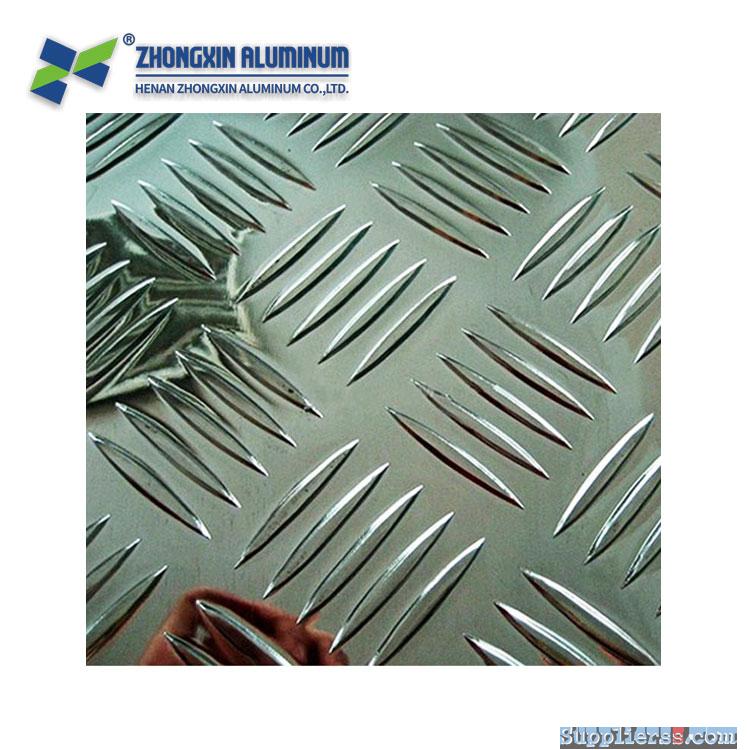 1050 Diamond pattern embossed sheet aluminum checkered plate price