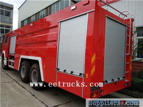 HOWO 16 Ton Dry Powder Fire Trucks