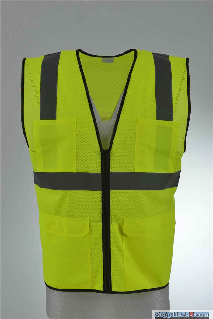 Hi Viz Mesh Safety Work High visibility Class 2 Vest
