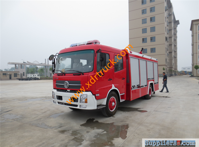 6ton Dongfeng Sprinkler Water Fire Truck Euro4