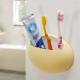 Wall Mount Plastic Simple Bath Toothbrush Holder