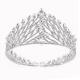 3.5\\\'\\\'Fashion Silver Plated Baroque Crown Tiaras
