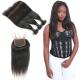 9A 3 Bundles Straight Brazilian Hair Weave With Lace Closure