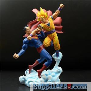 Goku Vs Superman Figurines