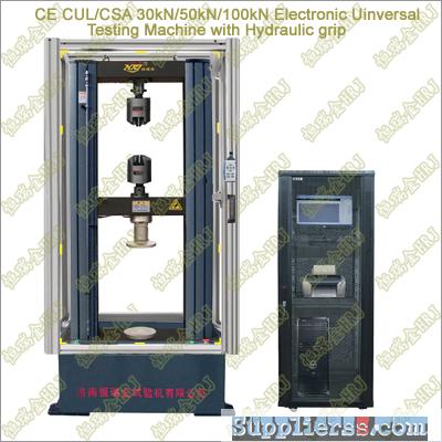 30kN/50kN/100kN Electronic Universal Testing Machine with Protective Cover