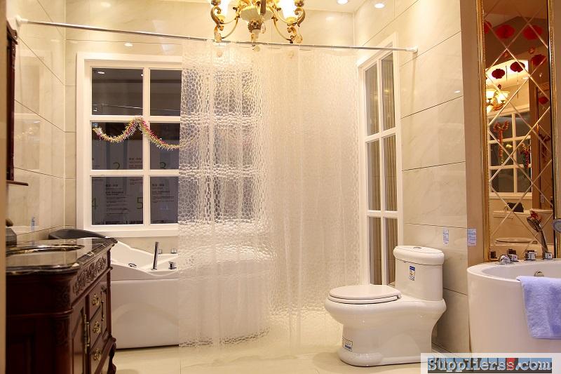 Shower Curtain PEVA Semitransparent Design