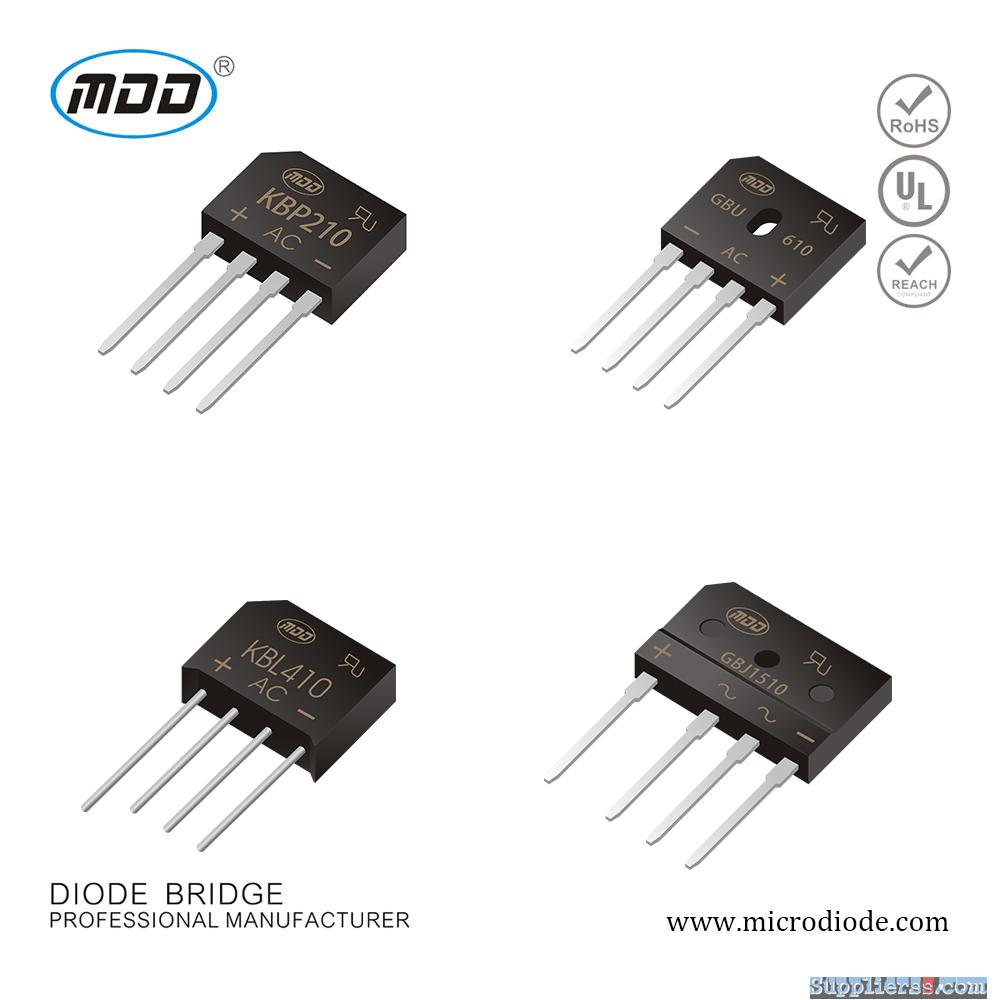 Quality Products Diode KBP-K KBP210 Bridge Rectifier Pile 2A 1000V KBP210K