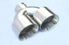 Dual Round Exhaust Tips for Auto car