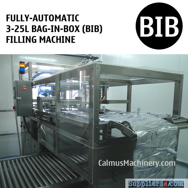 Fully-automatic BIB Filling Machine | WEB Fed Bag-in-Box Filler