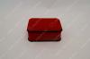 Large star red flannelette jewellery box