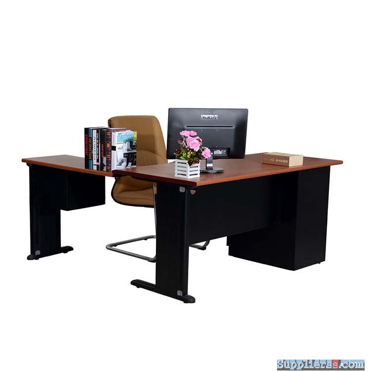 Metal Structure L Shaped Office Executive Desk