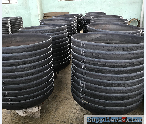 carbon steel dish head for equipment and transportation