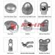 Galvanized PVC Coated Chain Link Fence Fittings Accessories