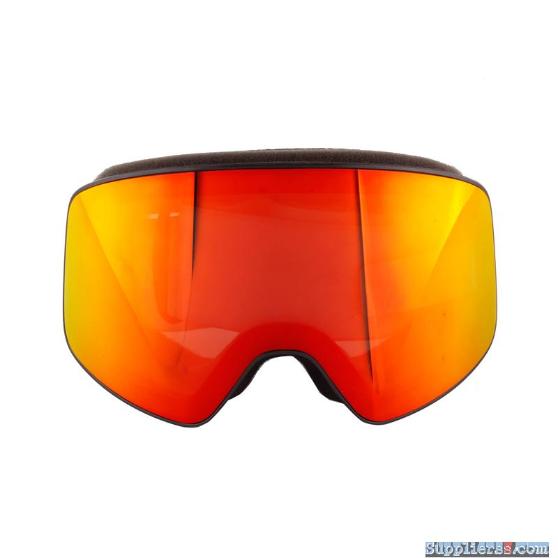 Lens interchanged ski goggles