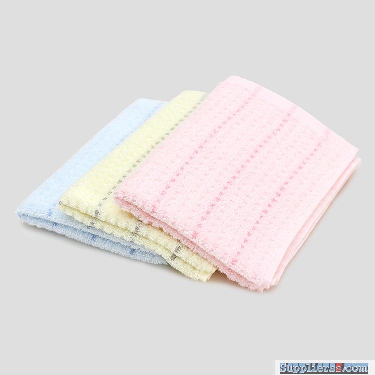 Bamboo fiber embroidered towel