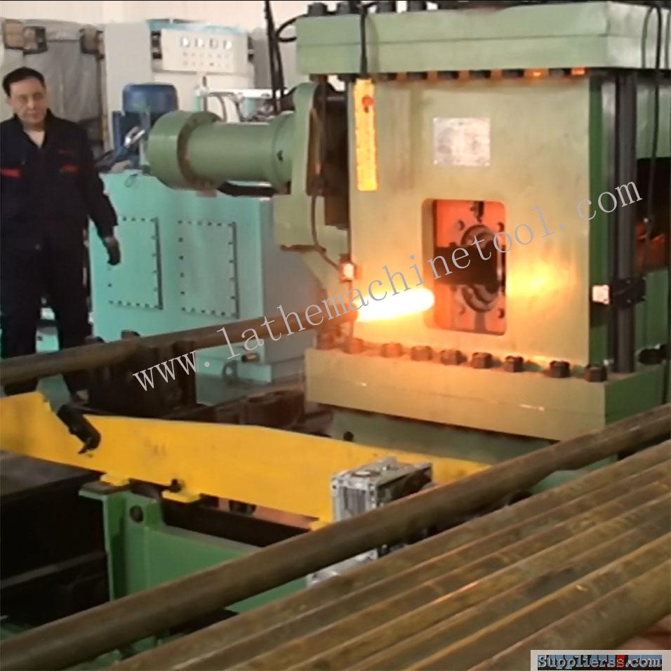 Low production cost drill pipe connections making machine for Upset Forging of drill pipe