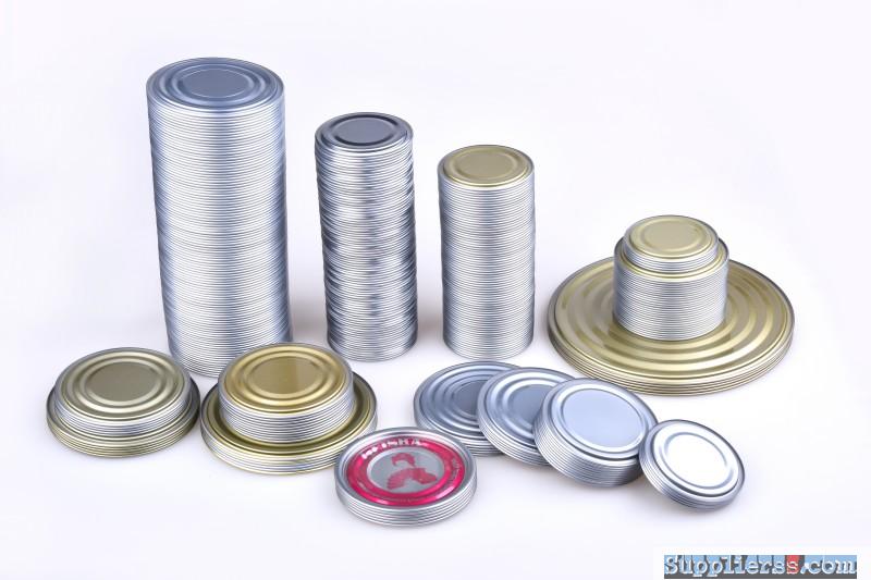 tinplate and TFS standard ends for three piece food cans