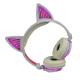 Cute Glowing Cat Ear Wireless Headphones