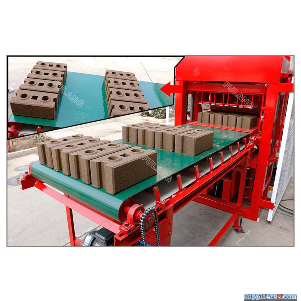 automatic interlocking clay brick block making machine