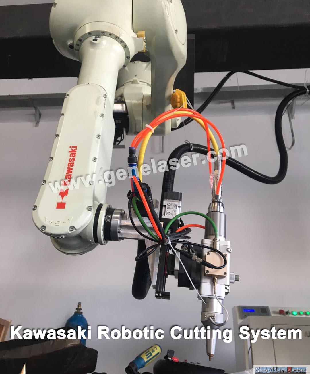 Fiber laser cutting robot arm -automobile parts laser cutting robot