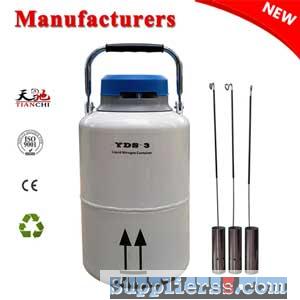 China liquid nitrogen dewar 3L with straps 6 canisters price in TD