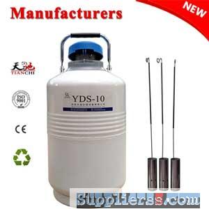 China liquid nitrogen dewar 10L with cover price in CG