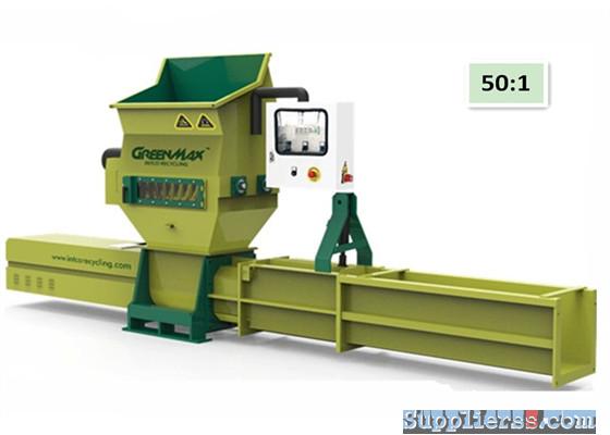 Recycling machinery of GREENMAX A-C200 EPS compactor