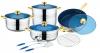 12 Pieces Stainless Steel Capsulated Bottom Cookware Set