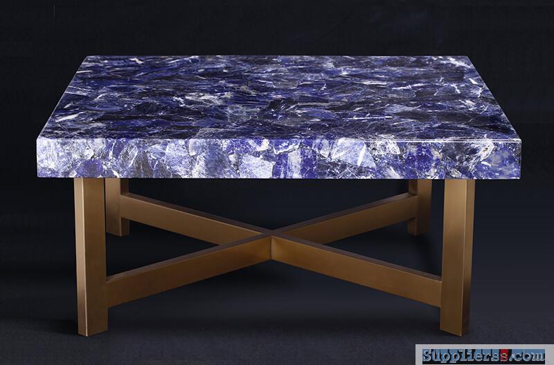 Rectangle Dining Table Luxury Stone