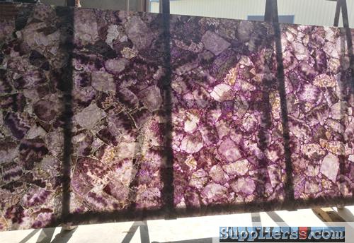 amethyst slabs purple crystal stone