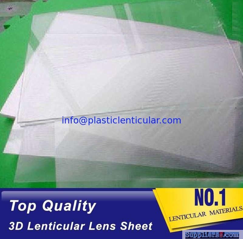 PET 100 lpi 3D Lenticular Foil Lens Sheets plastic 3d film lenticular materials