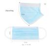 Hidoon PM2.5 Disposable Face Mask,Light Cool and Breathable Surgical Mask, Blue